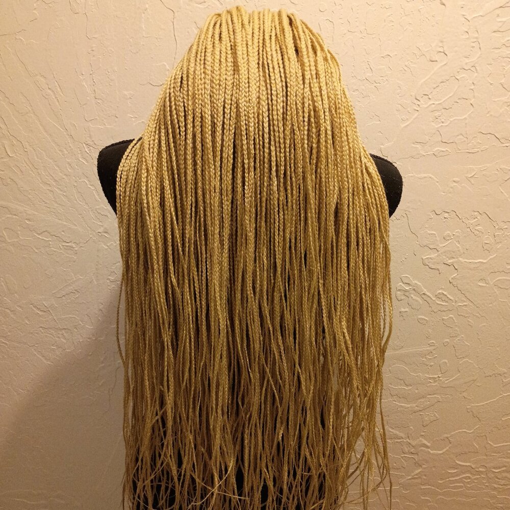 Brown/Burgundy 36" Braided Wig   &.   Blonde 30" Braided Wig